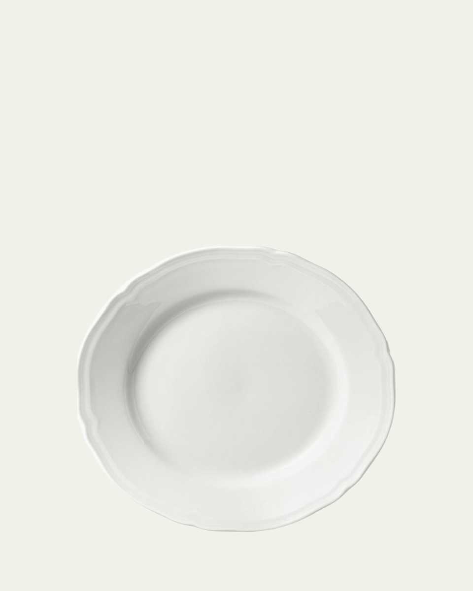 Bianco Antico Doccia Flat Bread Plate